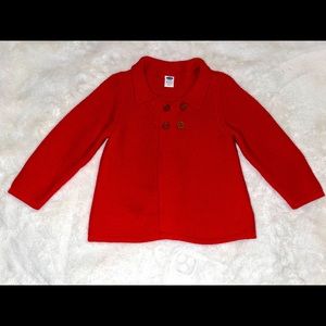 Toddler Girl beautiful double breast knit sweater